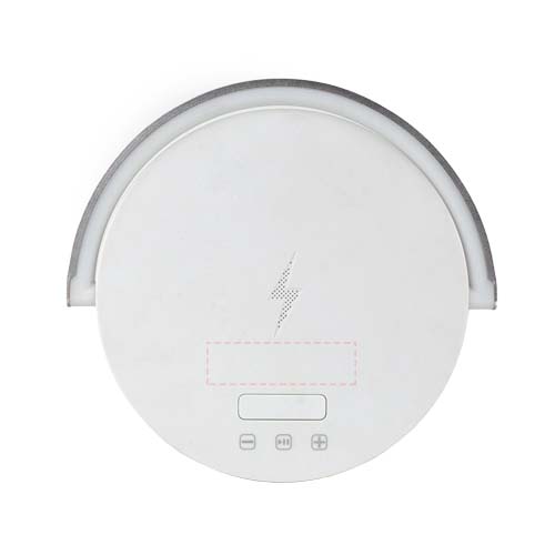 Prixton 4-in-1 Bluetooth®-speaker van 10 W met ledverlichting en draadloos oplaadstation