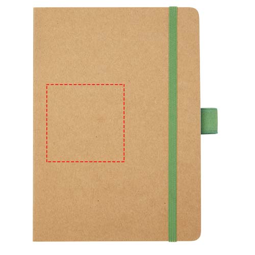 Berk notitieboek van gerecycled papier