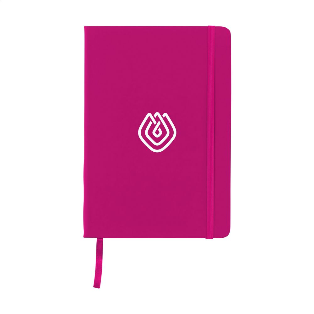 BudgetNote A5 Lines notitieboek - Magenta