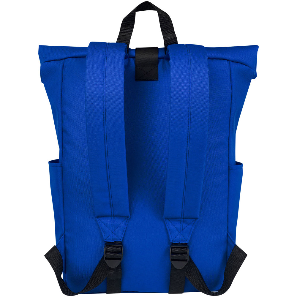 Byron 15,6" rugzak van GRS RPET met opgerolde bovenkant 18 L