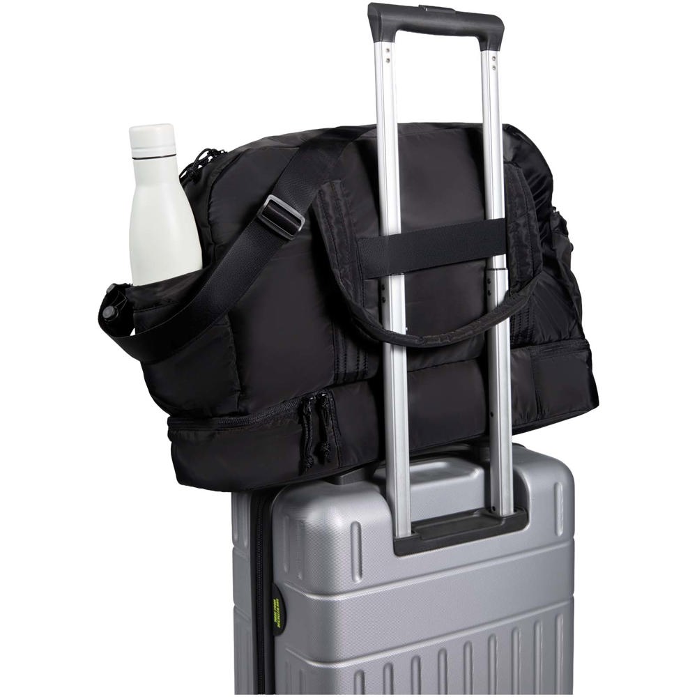 Puffer GRS gerecycleerde duffelbag met geïsoleerde bodem 30L