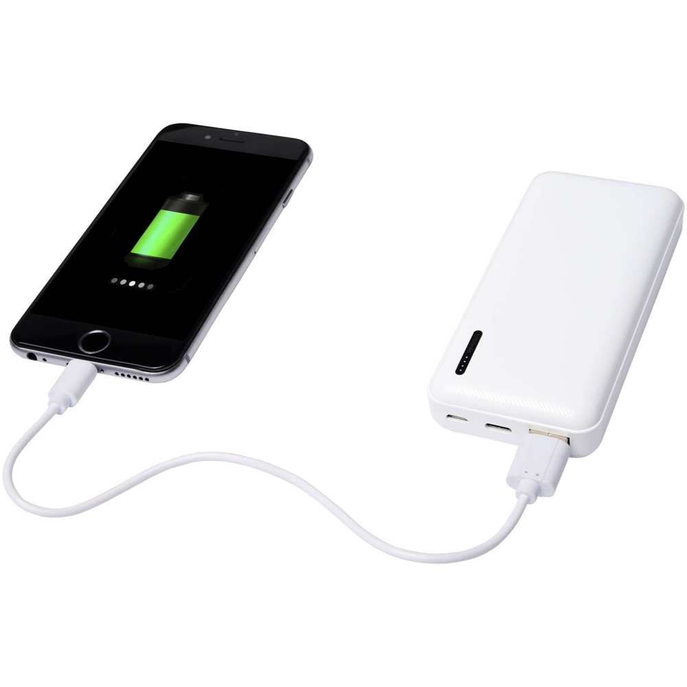 Compress 10.000 mAh powerbank met hoge dichtheid