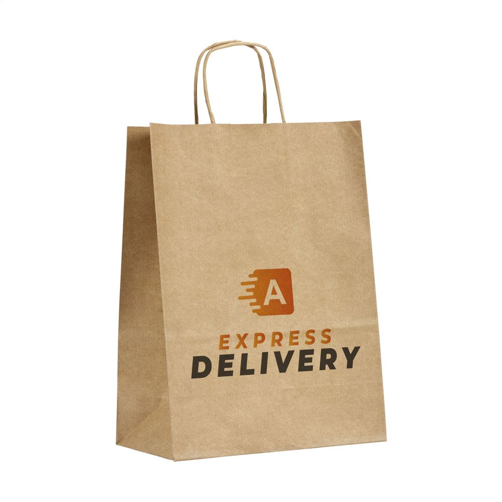 Pagari Paper Bag A4 papieren tas - Bruin