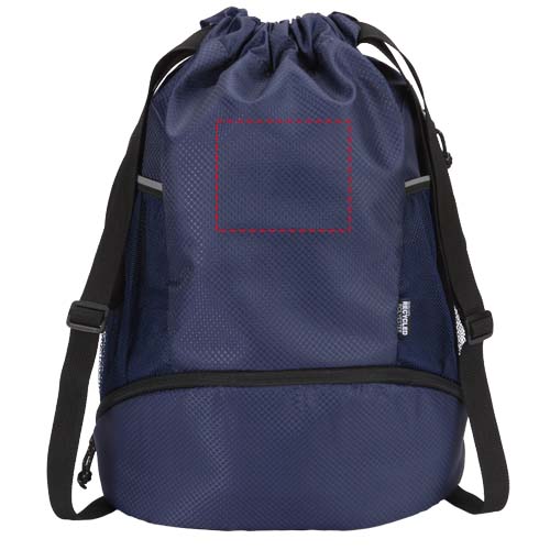 Nomad GRS gerecyclede sporttas met trekkoord en bodemvak 18 l