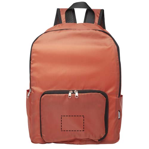 EcoFold RPET opvouwbare rugzak 15 l