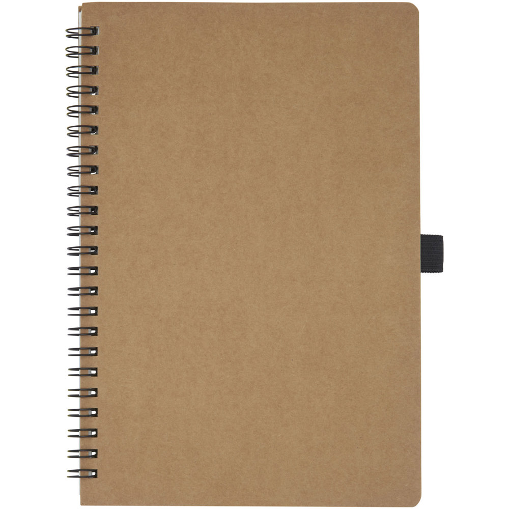 Cobble A5 wire-o gerecycled kartonnen notitieboek met steenpapier