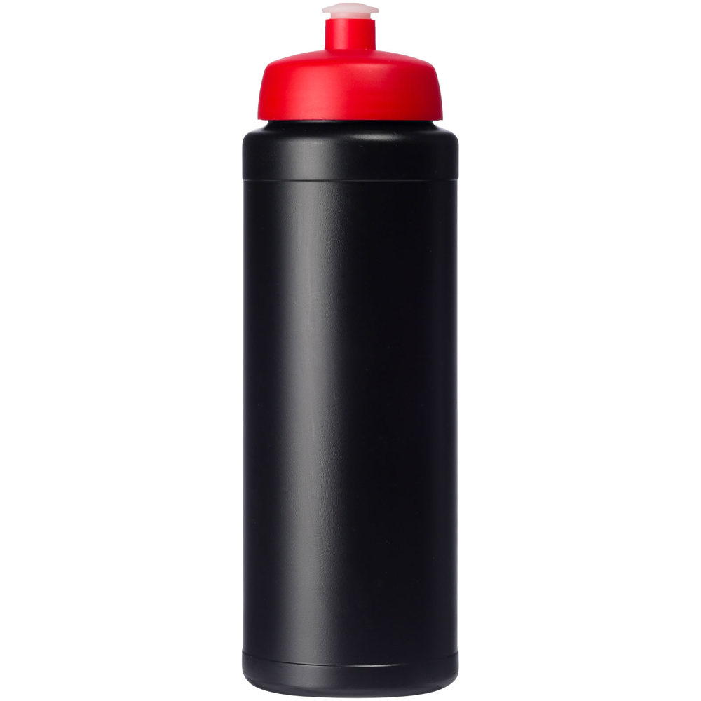 Baseline® Plus 750 ml drinkfles met sportdeksel - Zwart, Rood