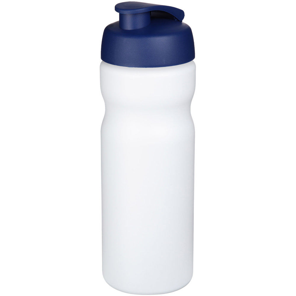Baseline® Plus 650 ml sportfles met kanteldeksel - Wit, Blauw