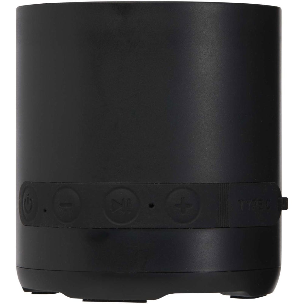 Hunor draadloze speaker van 3 W van gerecycled plastic