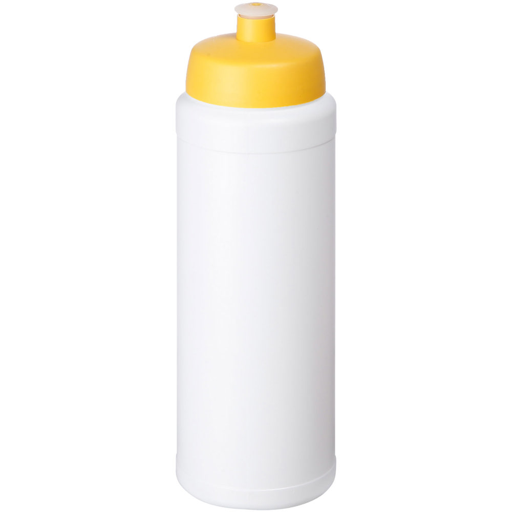 Baseline® Plus 750 ml drinkfles met sportdeksel - Wit, Geel