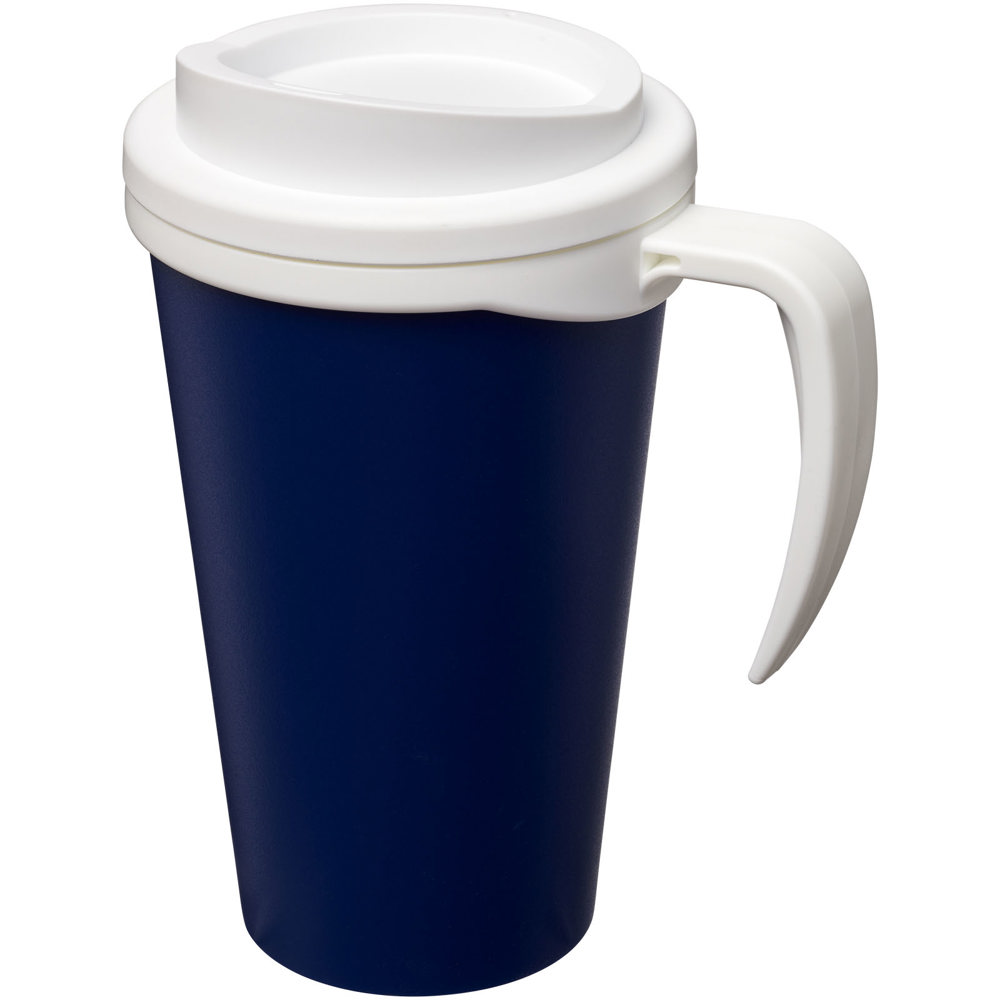 Americano® grande 350 ml geïsoleerde beker - Blauw, Wit