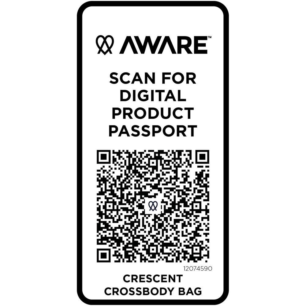 Crescent 500 g/m² Aware™ gerecyclede crossbodytas