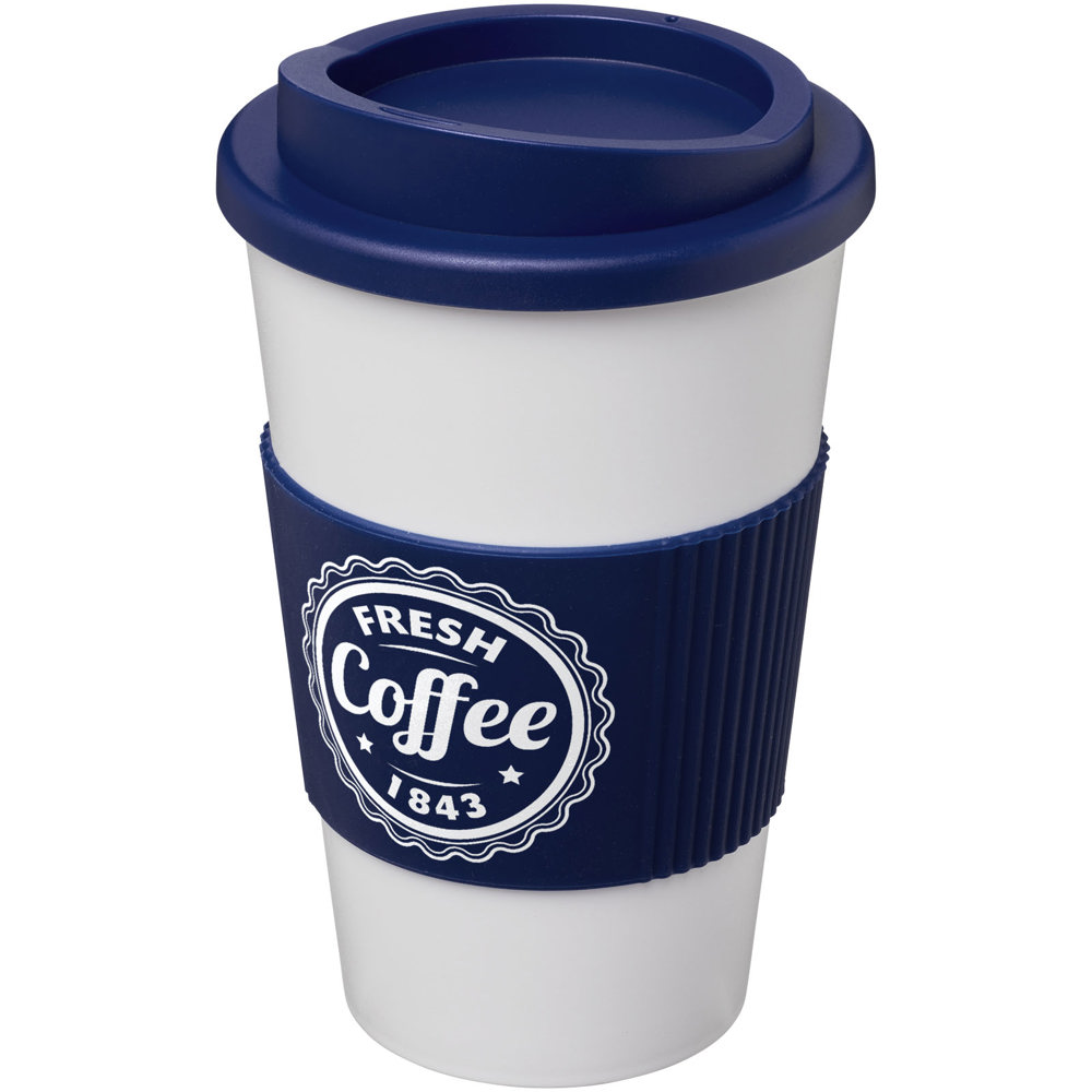 Americano® geïsoleerde beker van 350 ml met handgreep