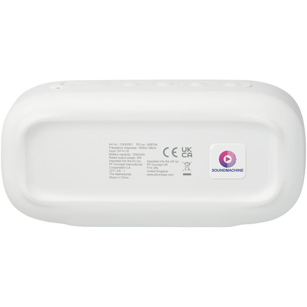 Stark 2.0 5 W gerecycled plastic IPX5 Bluetooth® speaker 