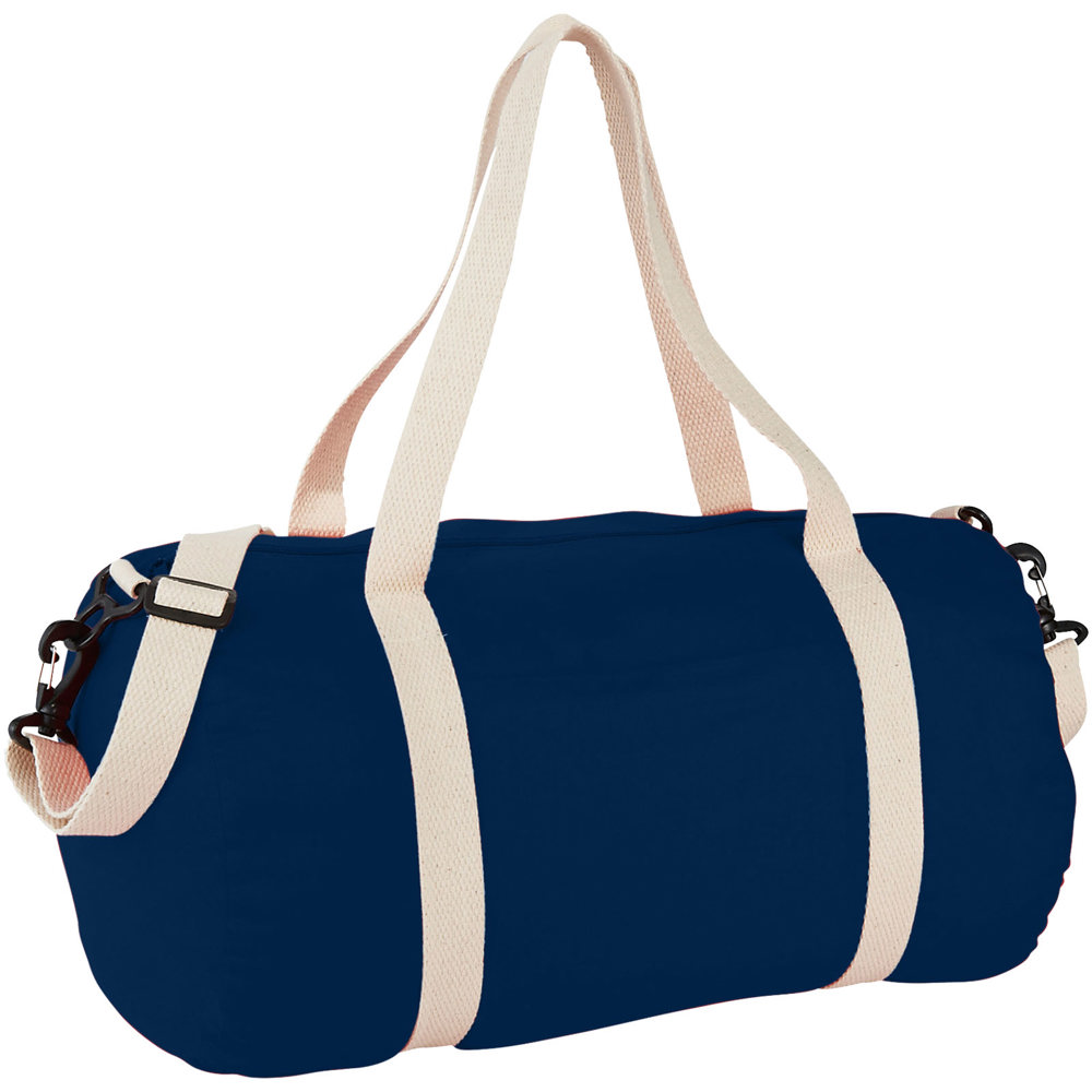 Barrel katoenen duffeltas 25L - Marineblauw