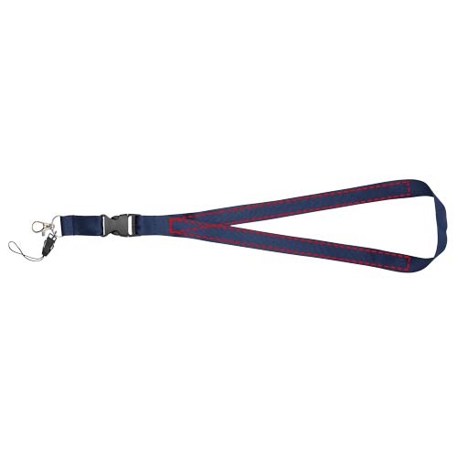Sagan lanyard met afneembare gesp en telefoonhouder