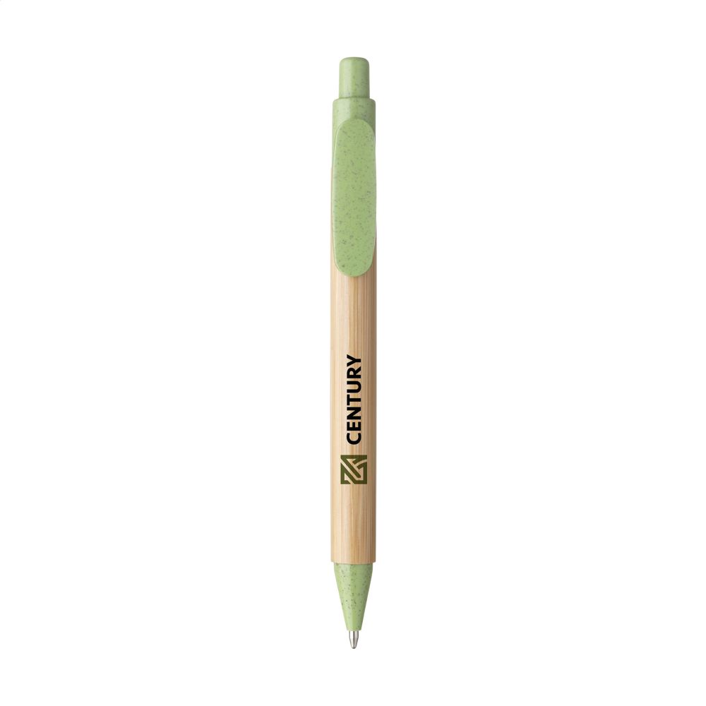 Bamboo Wheat Pen tarwestro pennen - Groen