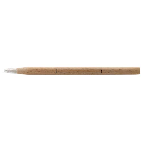 Arica houten balpen (zwarte inkt)
