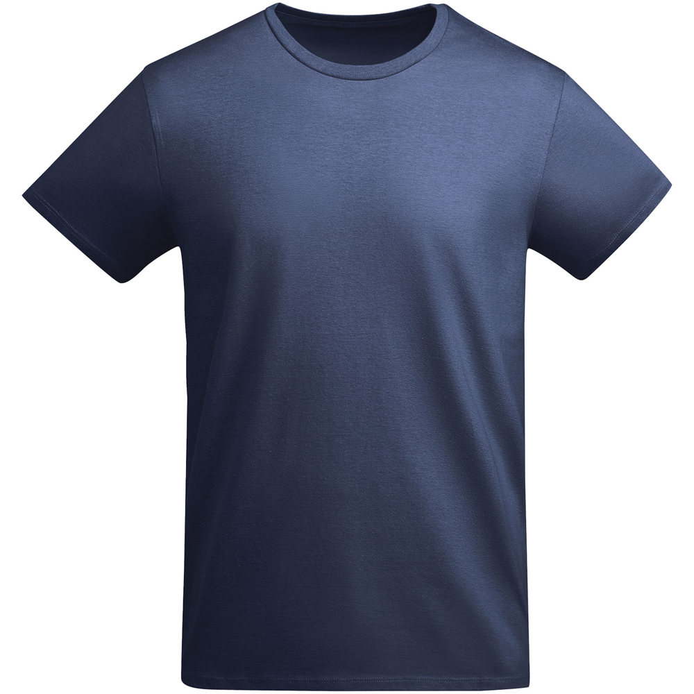 Breda biologisch katoenen herenshirt met korte mouwen - Marineblauw
