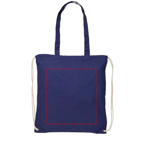 Eliza 240 g/m² katoenen rugzak met trekkoordsluiting 6L