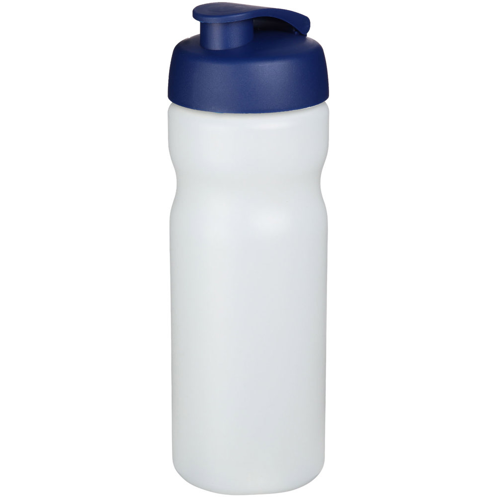 Baseline® Plus 650 ml sportfles met kanteldeksel - Transparent, Blauw