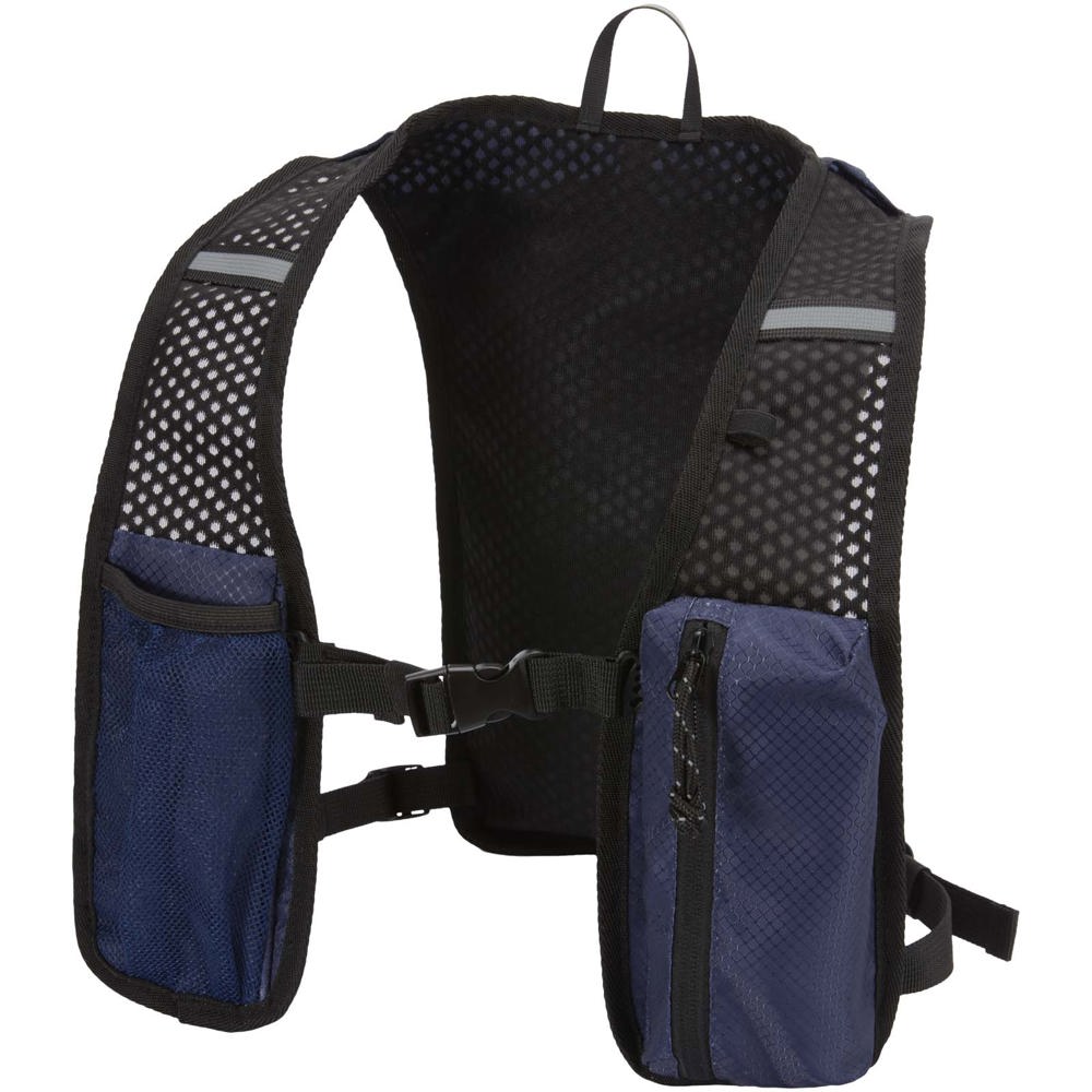 Nomad GRS gerecycled hardloopvest met hydratatiepack 5 l - Marineblauw