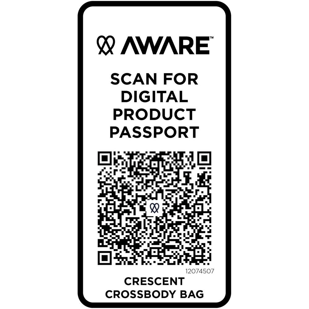 Crescent 500 g/m² Aware™ gerecyclede crossbodytas