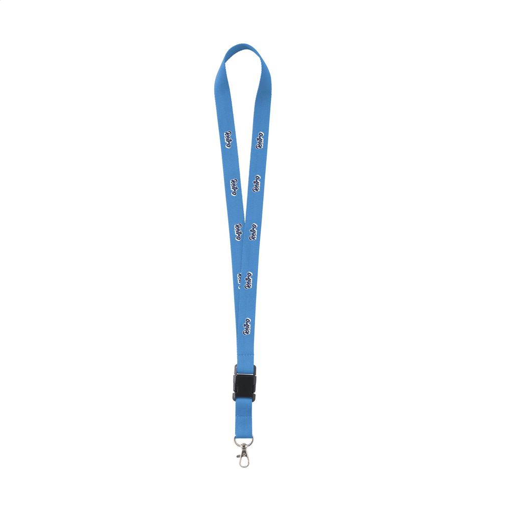 KeyCord 2 cm lanyard - Lichtblauw