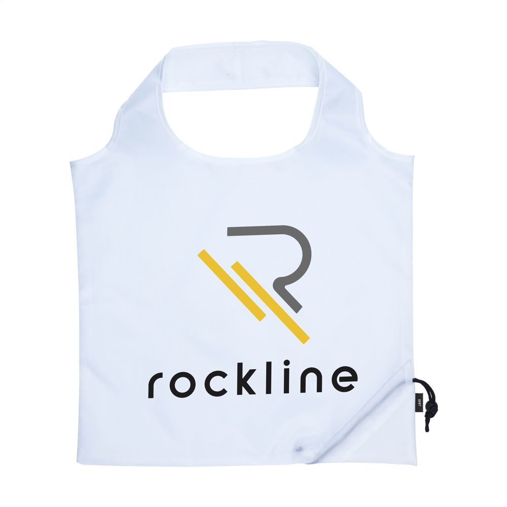 Strawberry GRS RPET opvouwbare tas - Wit