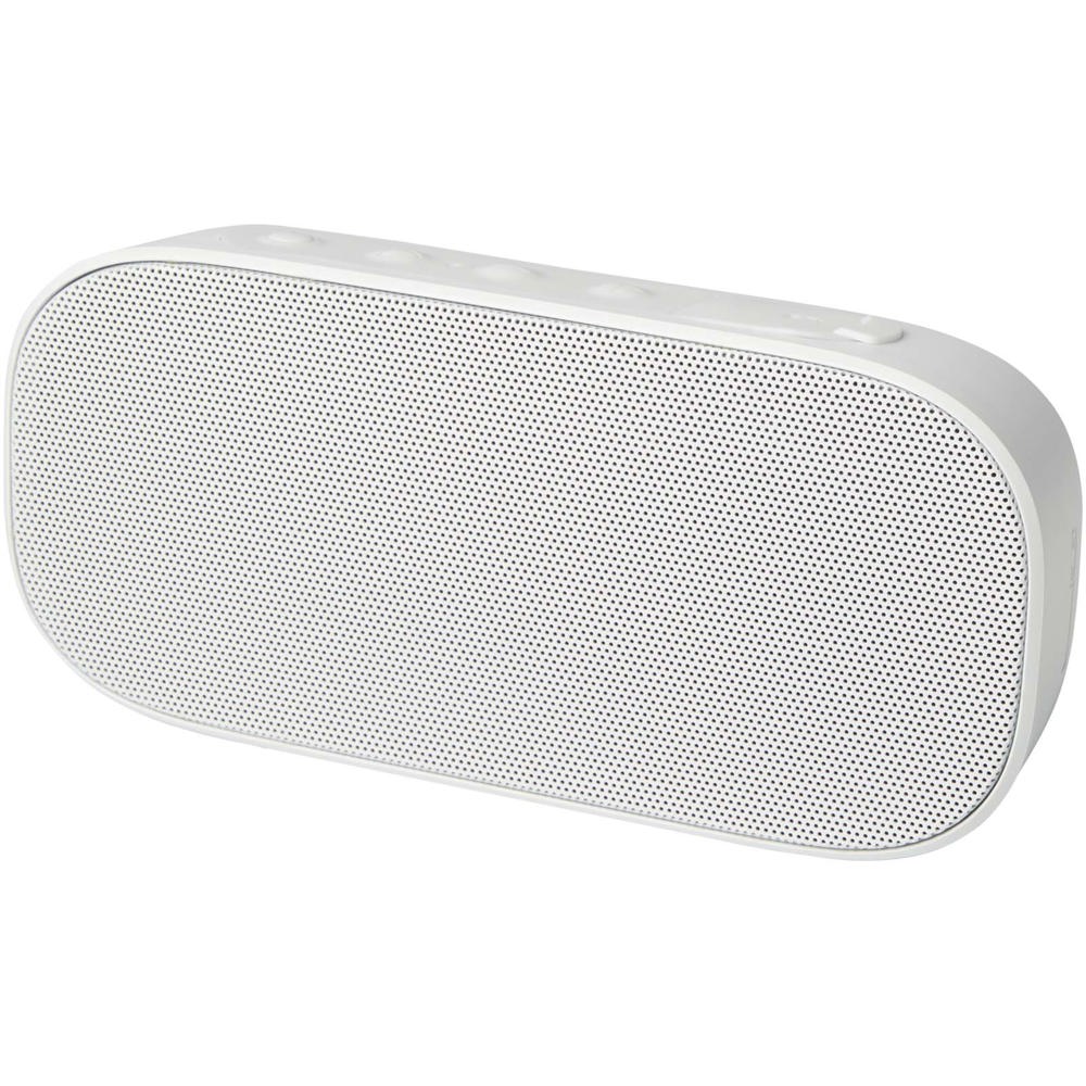 Stark 2.0 5 W gerecycled plastic IPX5 Bluetooth® speaker - Wit