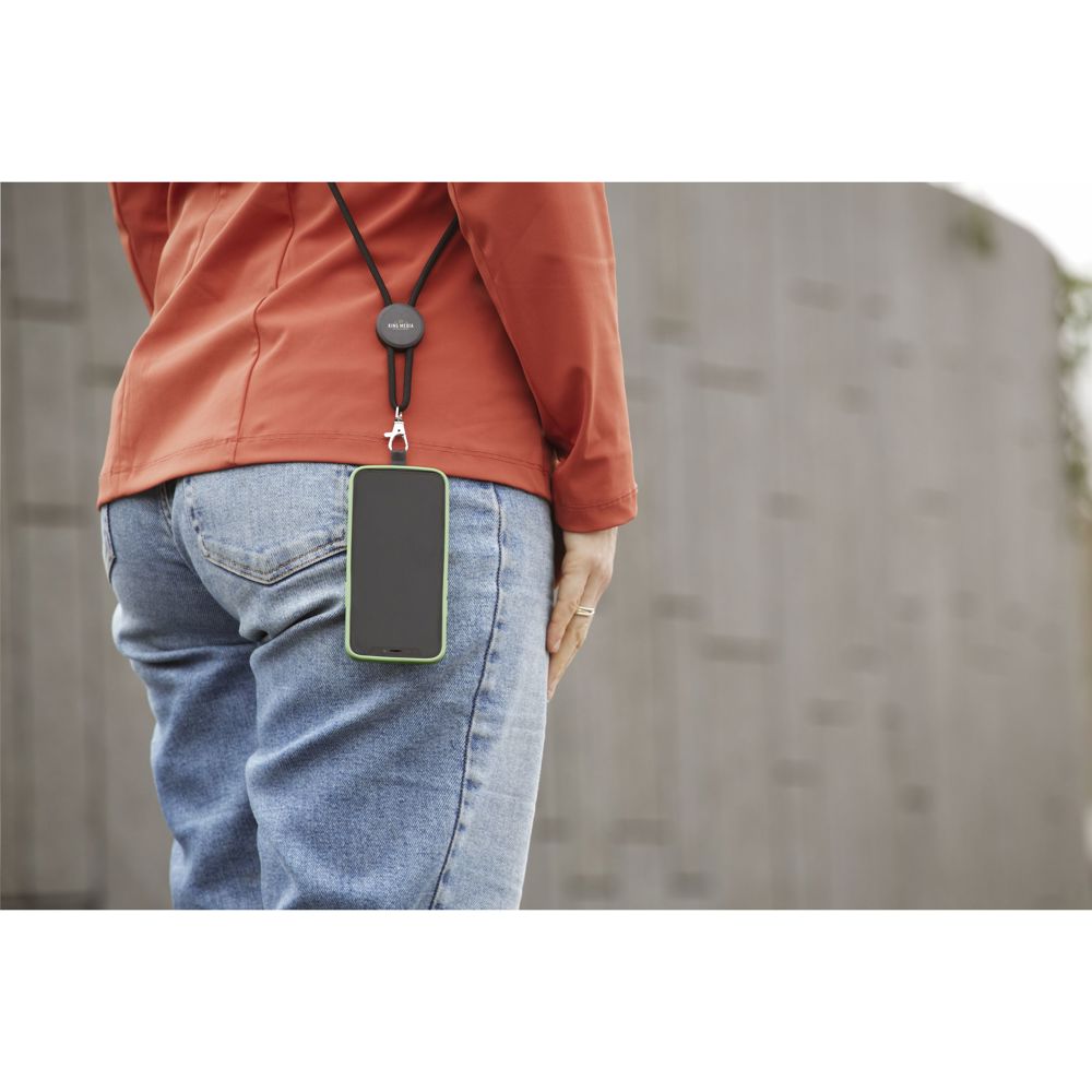 Lace Lanyard GRS RPET 0,5 cm telefoonkeycord