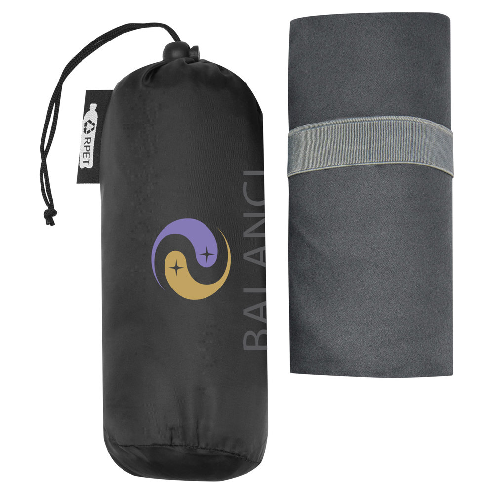 Pieter ultra lichtgewicht en sneldrogende handdoek van gerecycled PET 130 x 80 cm