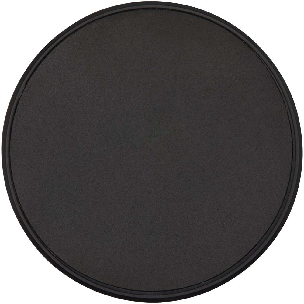 Alcor opvouwbare magnetische telefoonstandaard van gerecycled plastic met bamboedetails