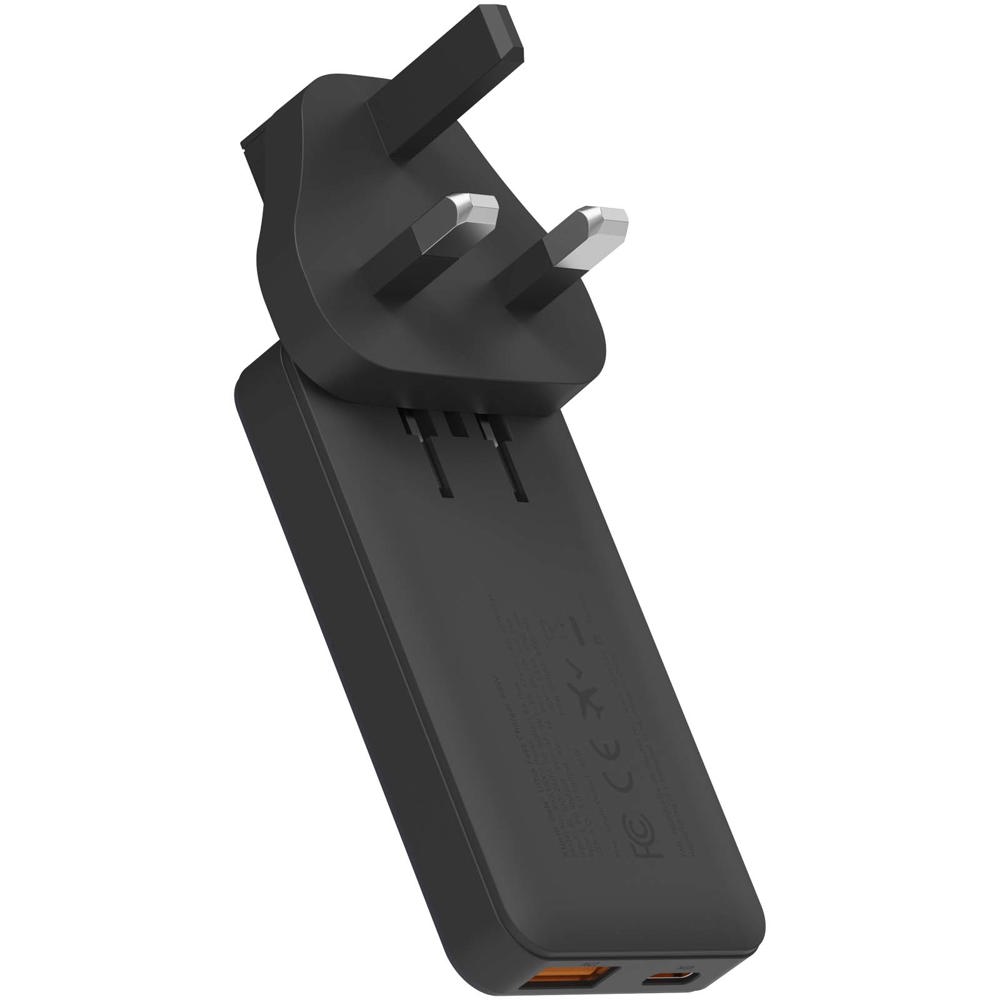 Xtorm snellader voor op reis van 65 W met kabel en reisetui