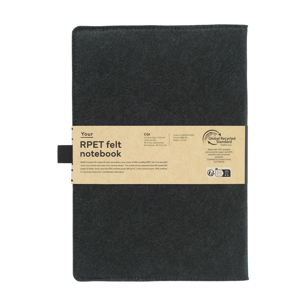 Felty GRS RPET Notebook A5 notitieboek