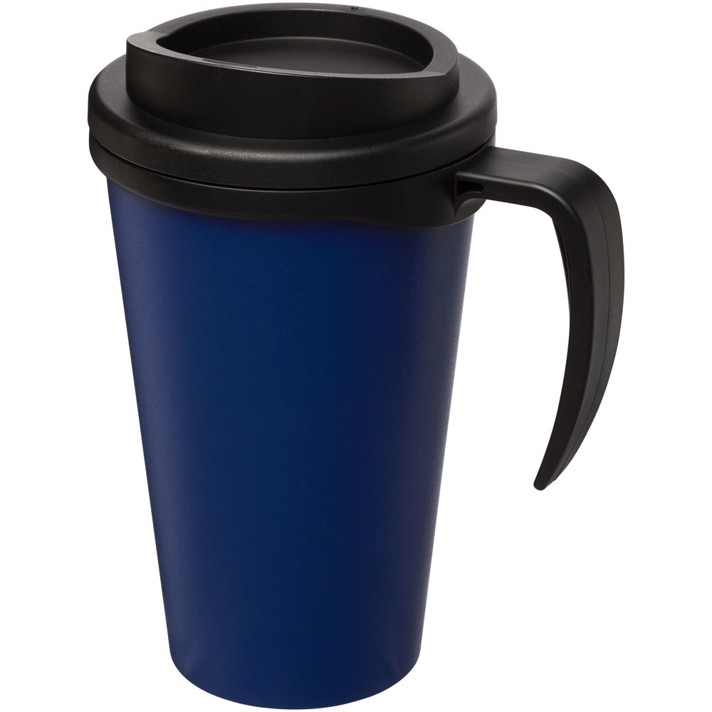 Americano® grande 350 ml geïsoleerde beker - Blauw, Zwart