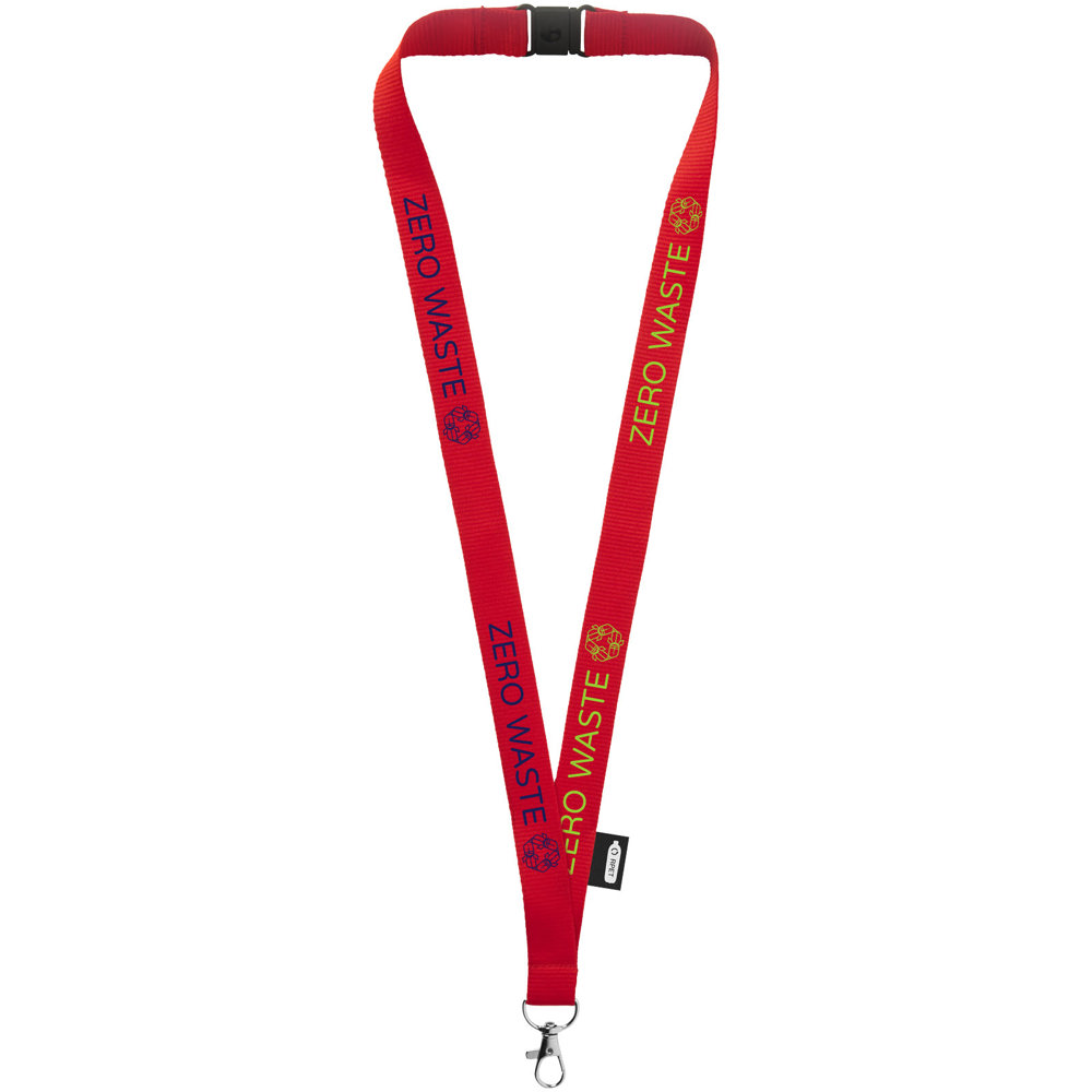 Tom gerecyclede PET lanyard met veiligheidssluiting