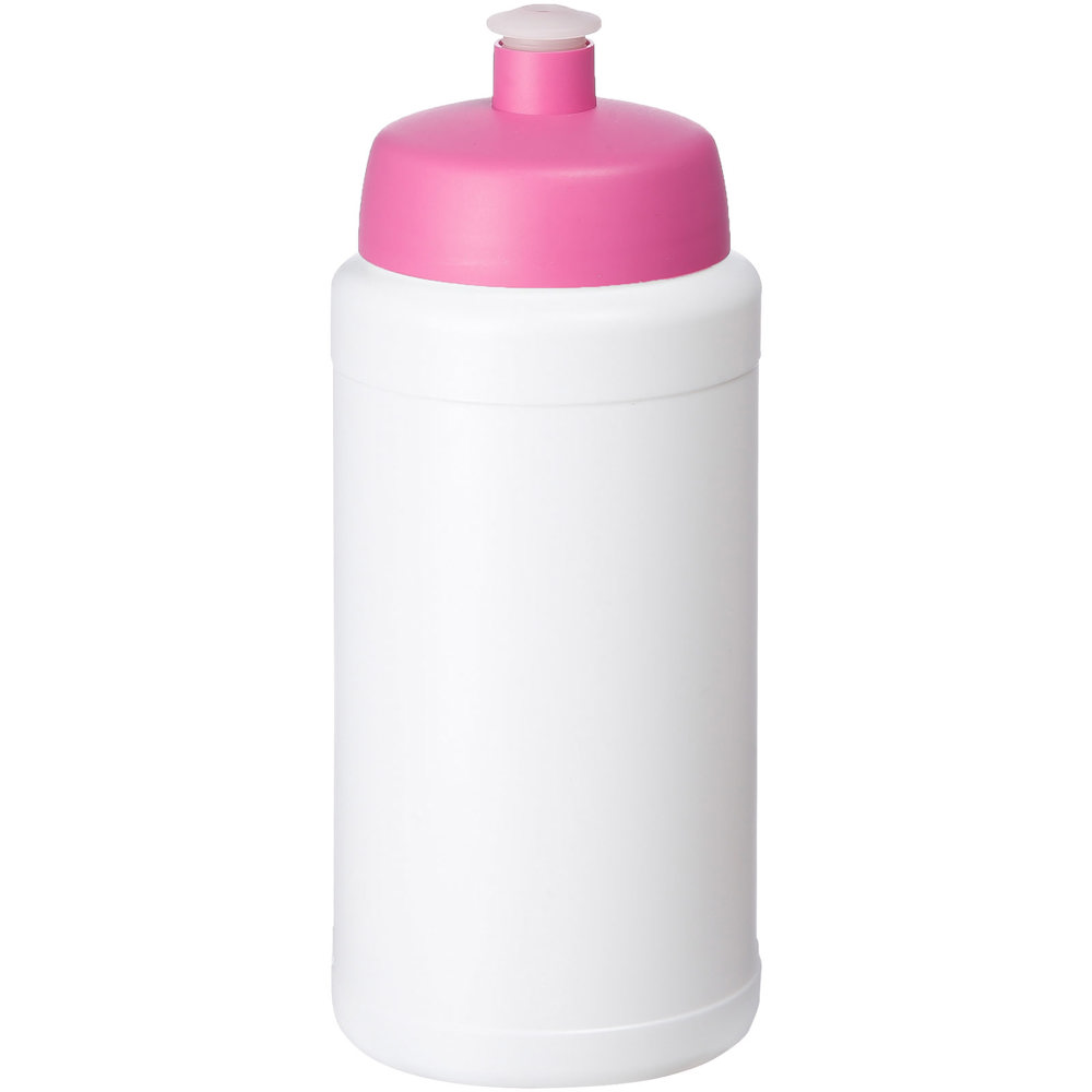 Baseline® Plus 500 ml drinkfles met sportdeksel - Wit, Roze