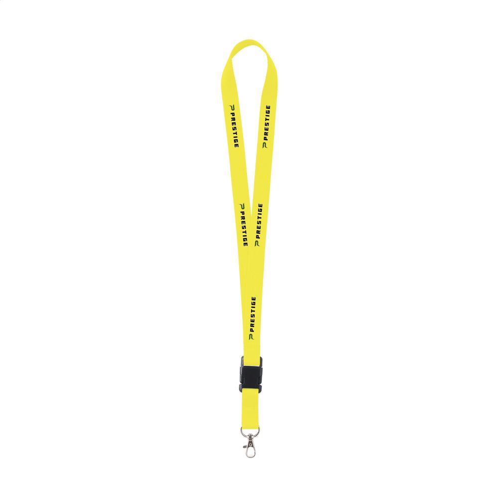 KeyCord 2 cm lanyard - fluor-geel