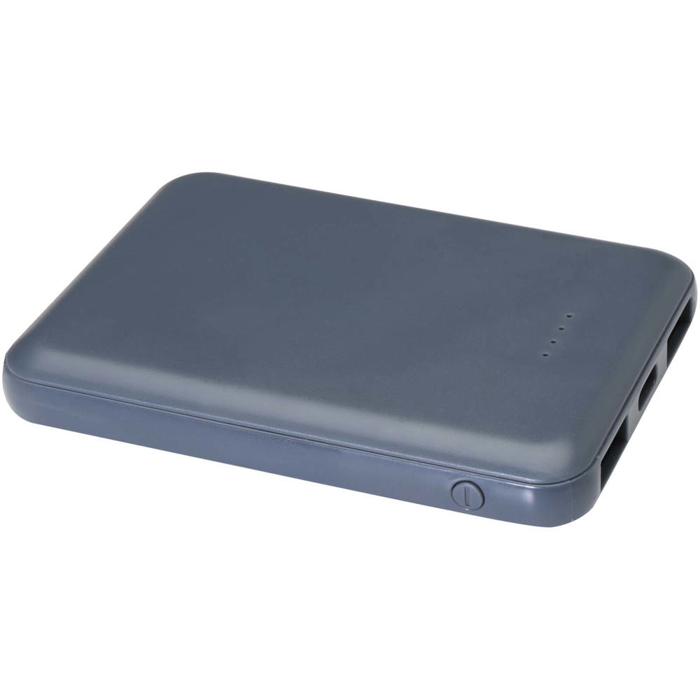 Asama type-C powerbank van 5000 mAh van gerecycled plastic - Hale blauw
