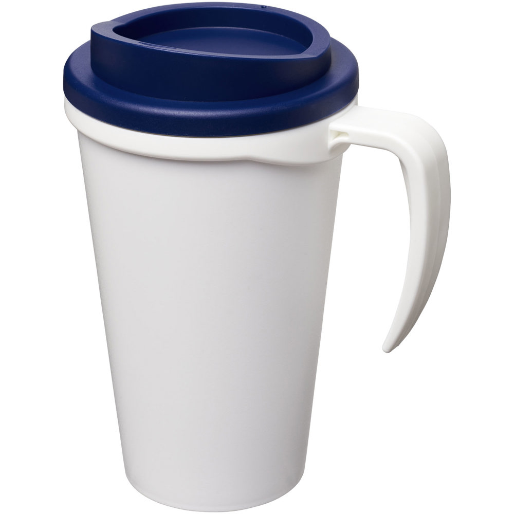 Americano® grande 350 ml geïsoleerde beker - Wit, Blauw
