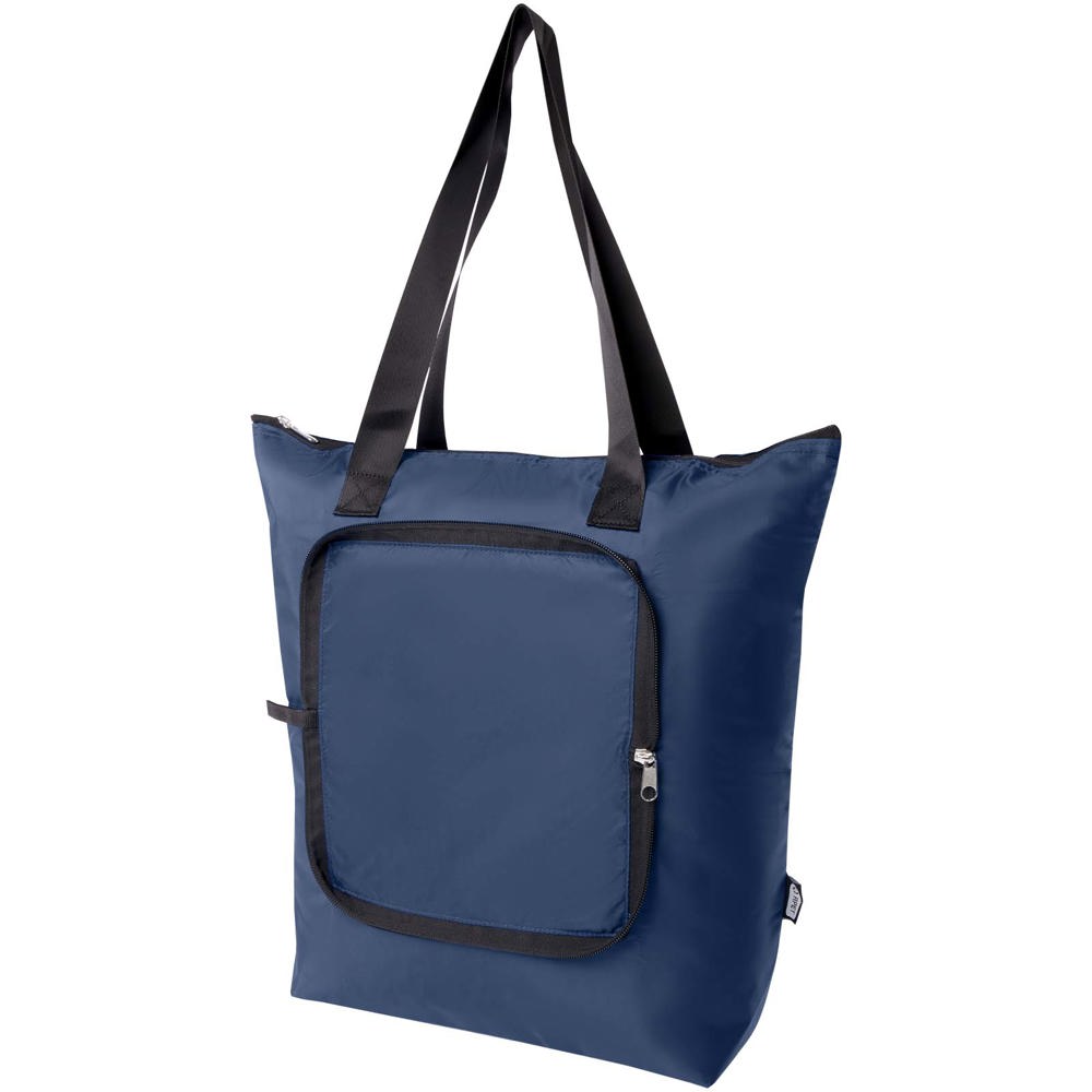 EcoFold RPET opvouwbare koeltas 15 l - Marineblauw