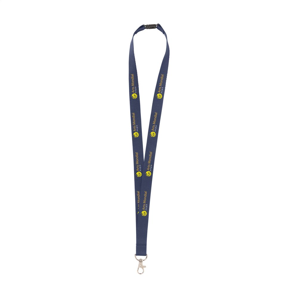 KeyCord Budget Safety 2 cm lanyard - Donkerblauw