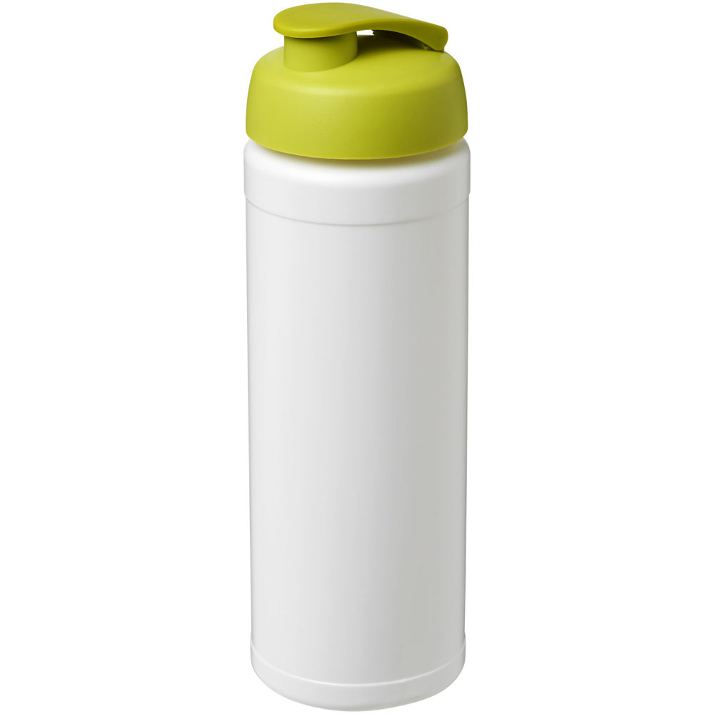 Baseline® Plus 750 ml sportfles met flipcapdeksel - Wit, Lime