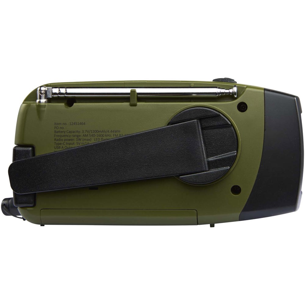 Avior noodradio van RCS gerecycled plastic