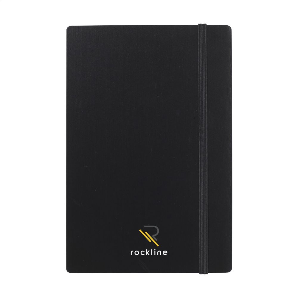 Bamboo Journal Naked Spine Notebook Black A5
