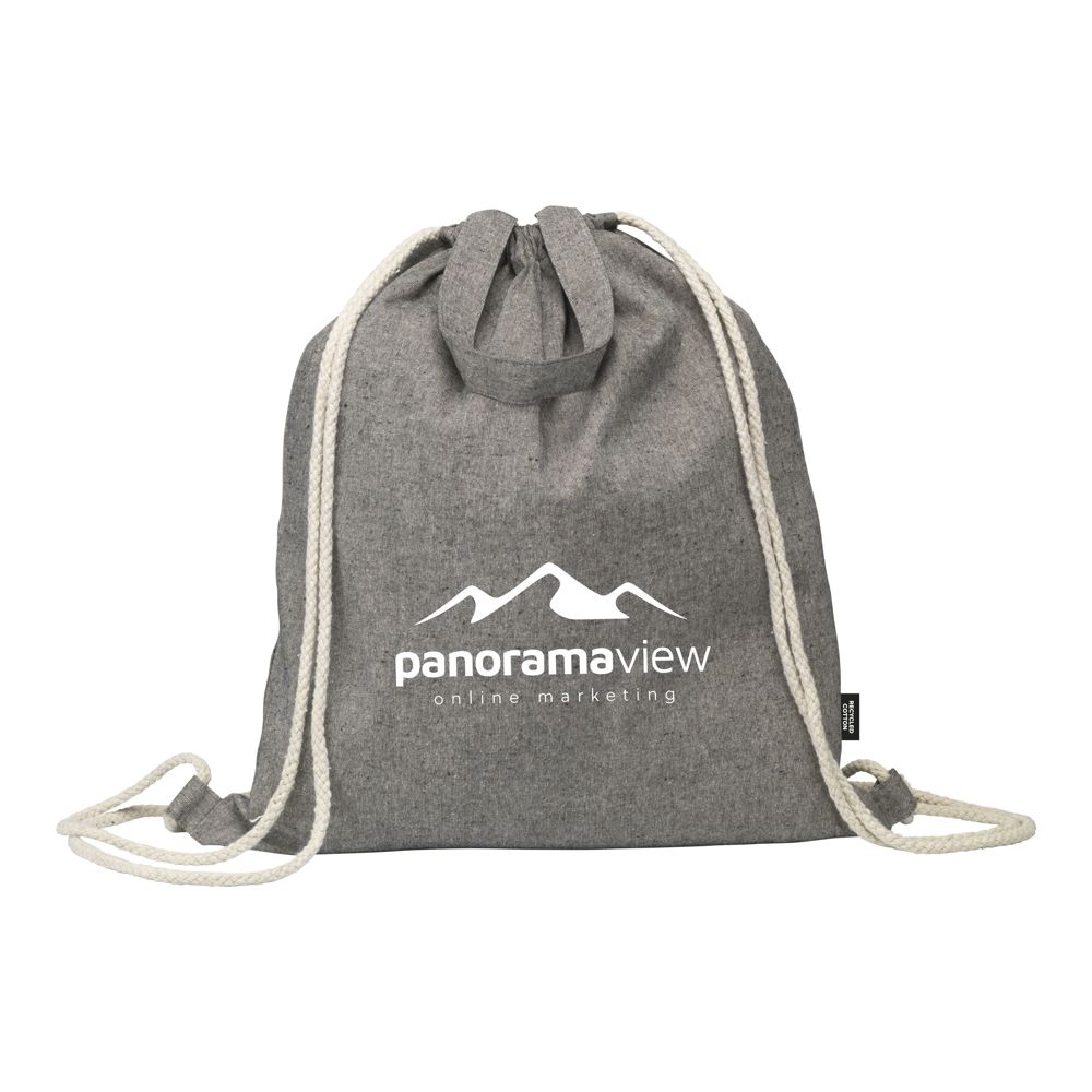 GRS Recycled Cotton PromoBag Plus (180 g/m²) rugzak - Grijs