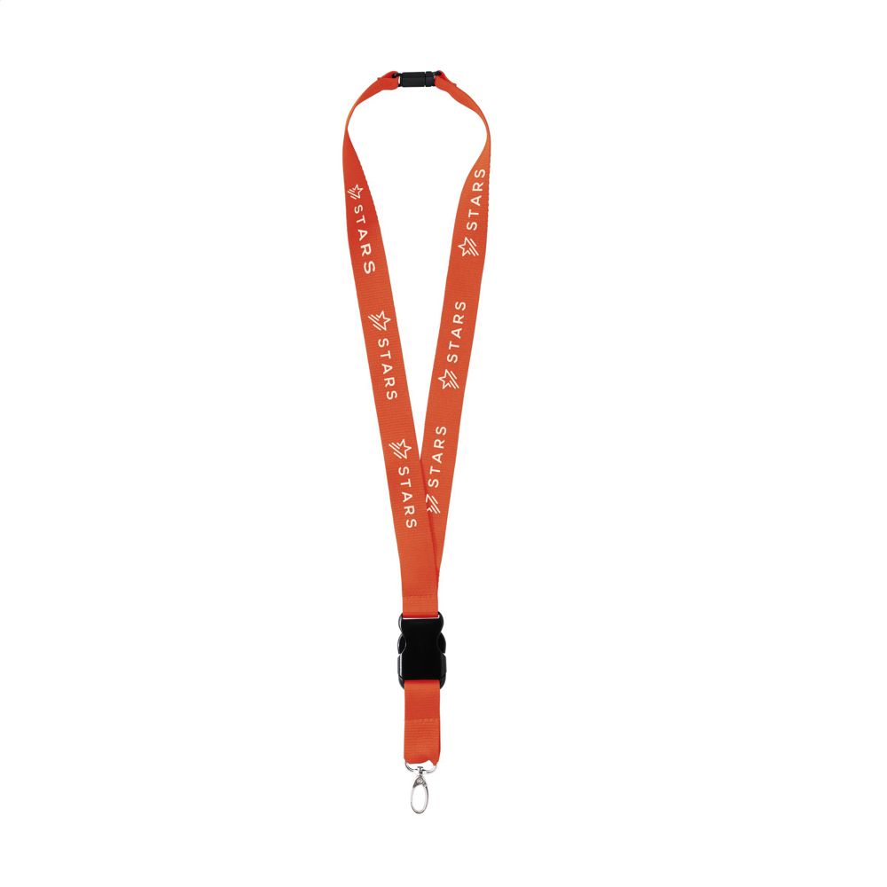 KeyCordSafety 2,4 cm lanyard - Oranje