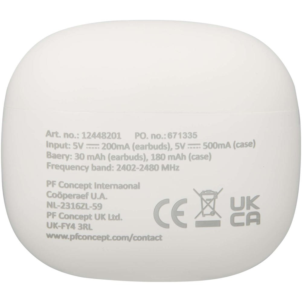 Alterf gerecycleerde plastic True Wireless Bluetooth®-oordopjes met siliconen oordopjes