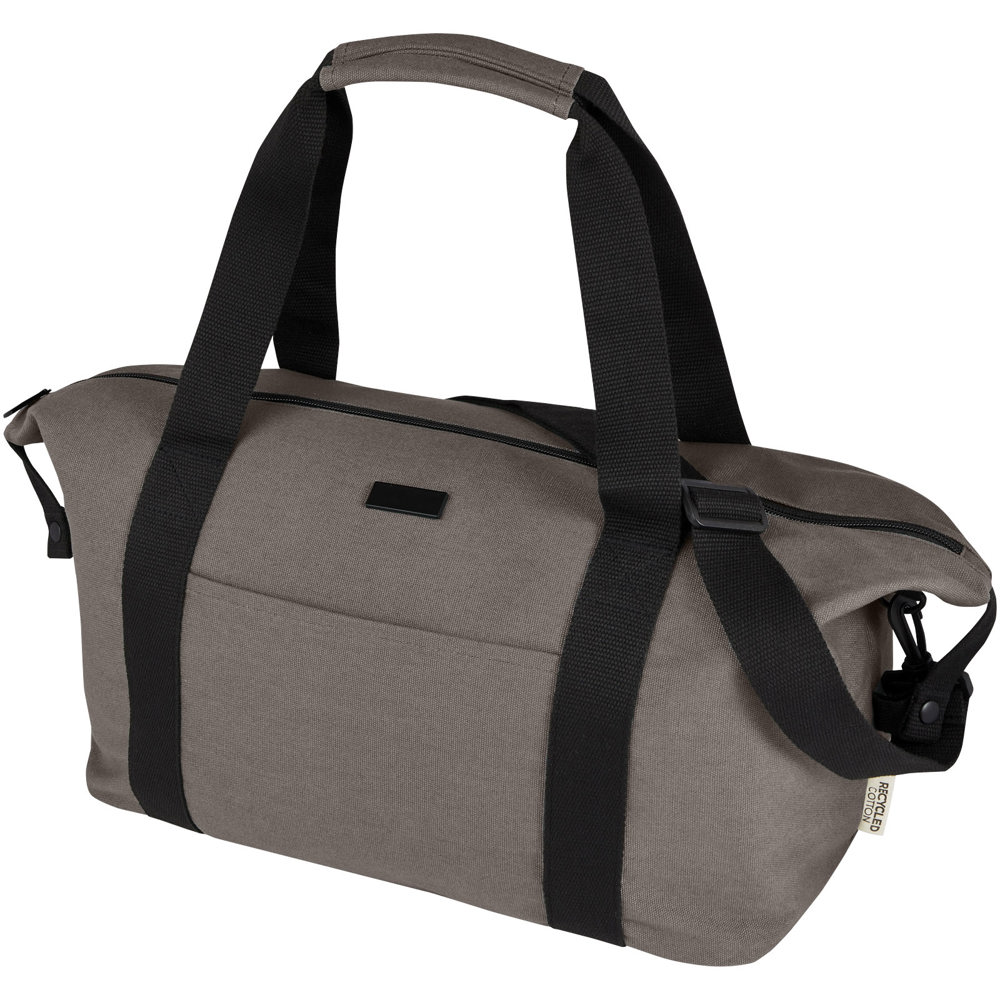 Joey GRS gerecyclede canvas duffel bag, 25 l - Grijs